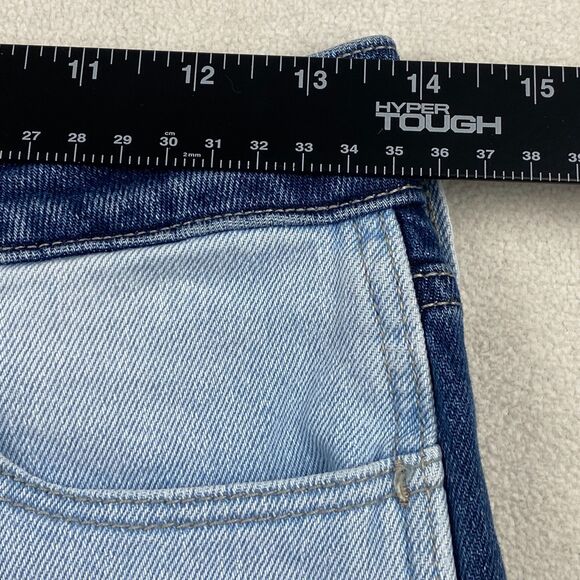 Hollister Jeans Womens 27 Two Tone Distressed High Rise 90s Y2K Denim - Picture 6 of 16